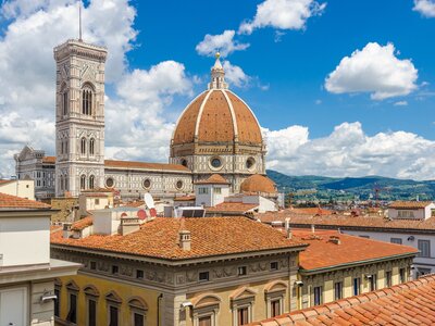 Domes and rooftops of Florene, Tuscany, Italy