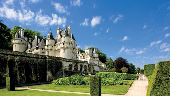 Loire Valley chateaux and gardens, France