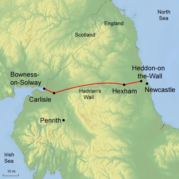 Hadrian's wall cheap walking holidays