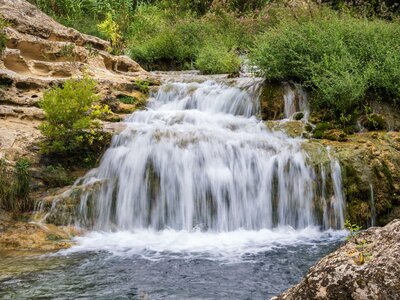 Cava Ispica Gorge waterfall, Italy