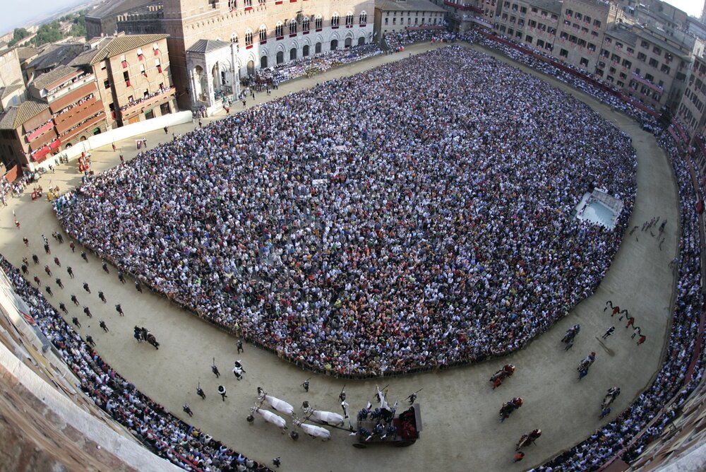 Italy festivals - Panoramic view of 