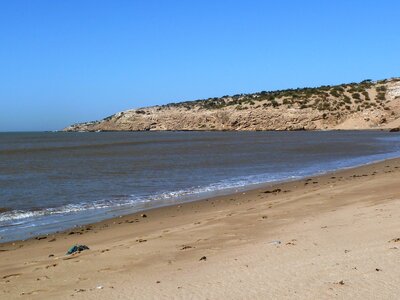 Broad beach and sands of Cap Sim headland, Morocco