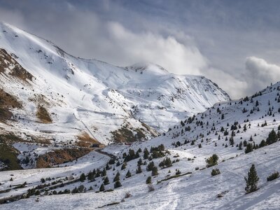 Winter Landscape at Boi Taull, Catalan Pyrenees