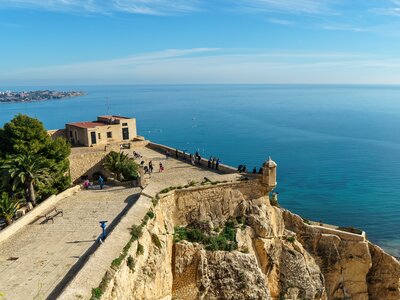 Coastal edge with sea view in Ceuta, Spain