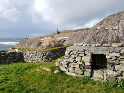 Gearannan Blackhouse Village Isle of Lewis, close to the Callanish Standing Stones, Outer Hebrides