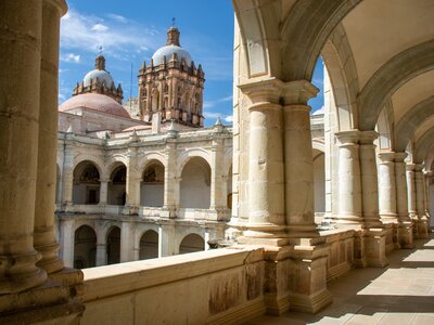 Interior view of the former convent of Santo Domingo, in the centre of Oaxaca de Juarez City
