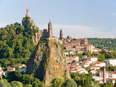 Le Puy en Velay and Chapelle Saint Michel d'Aiguilhe, Auvergne, France