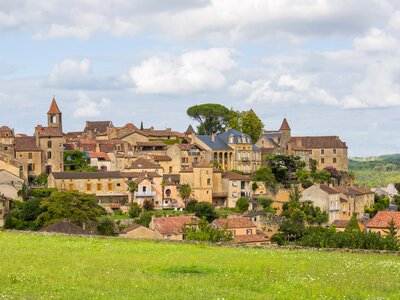 Belves, medieval village in Dordogne, France