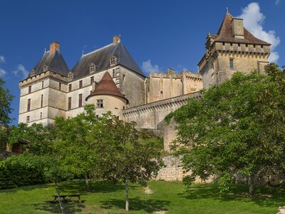 Biron Castle, Dordogne, Nouvelle-Aquitaine, France