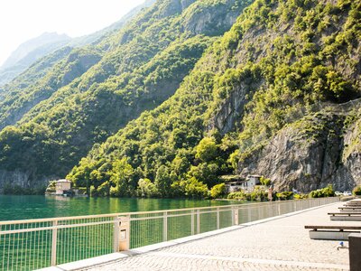 Lugano lake, Porlezza, Italy