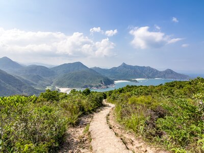 MacLehose Trail coastal landscape, Hong Kong