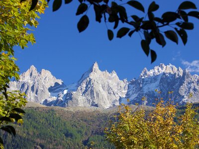 Autumn Chamonix, France, Europe